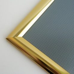 Alu Snäppram, guld, vägg, 25 mm
