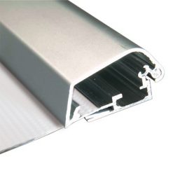 Utomhusskylt med betongfot